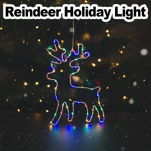 Luci renne natale - renne, in