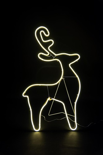 Corda neon luce sagoma natale - corda,