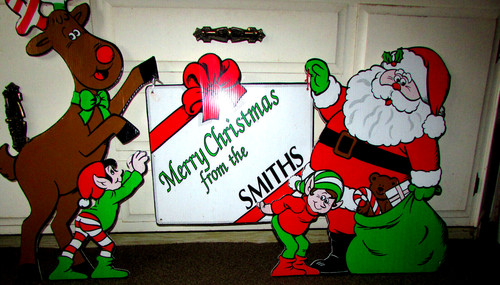 Babbo natale renne elfi - ed,