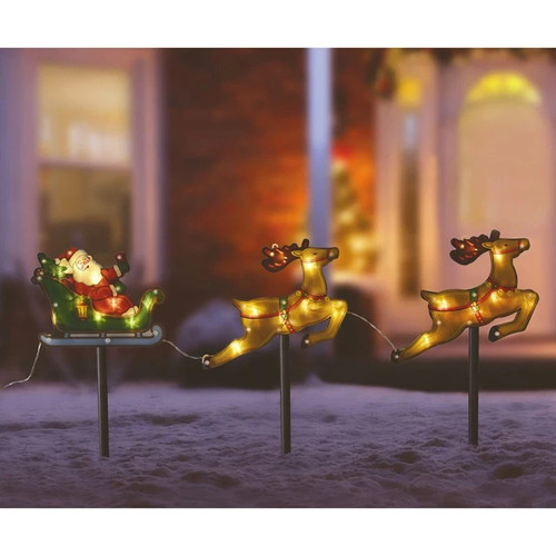 Tre babbo natale slitta - re,