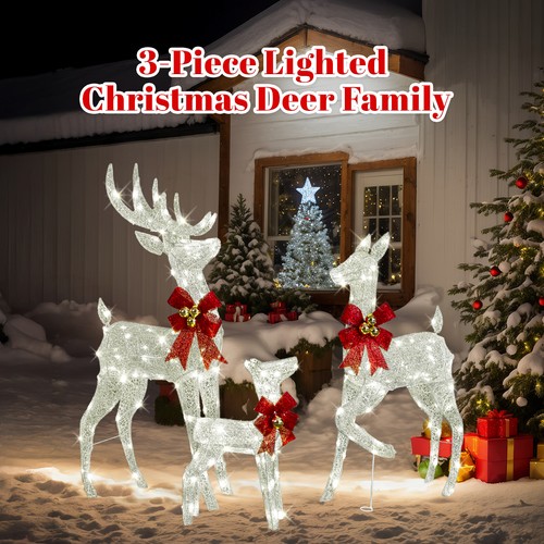 Renna natale alce cervo 3pz - renna,