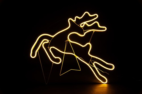 Corda luci sagoma natale - corda, salto