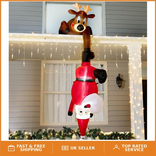 Unico 8ft babbo natale cadente - 8ft,