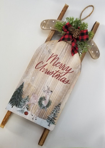 Buon natale porta slitta - natale, 20